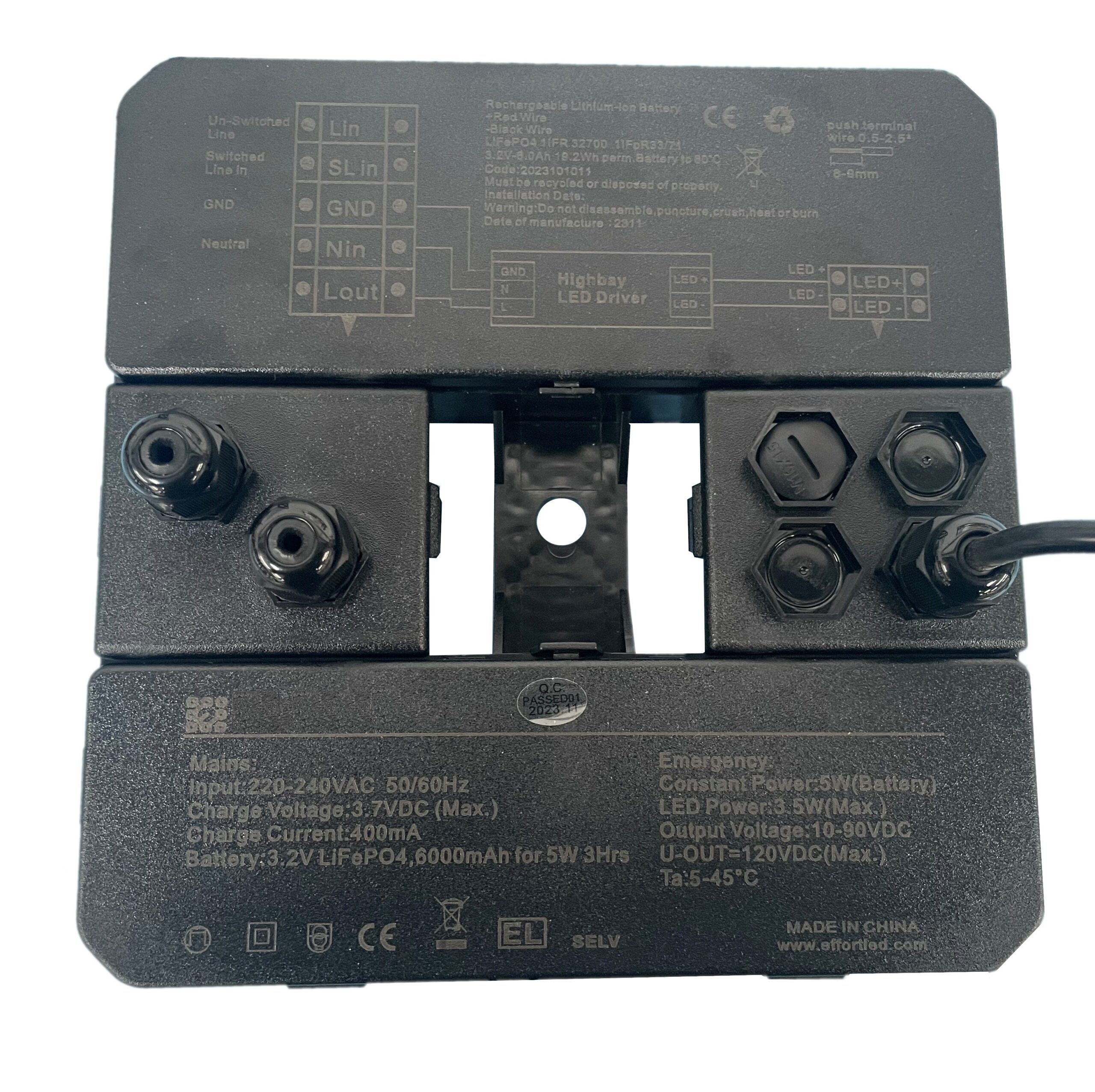 High Bay Emergency Pack Diamond LED Lighting Ltd